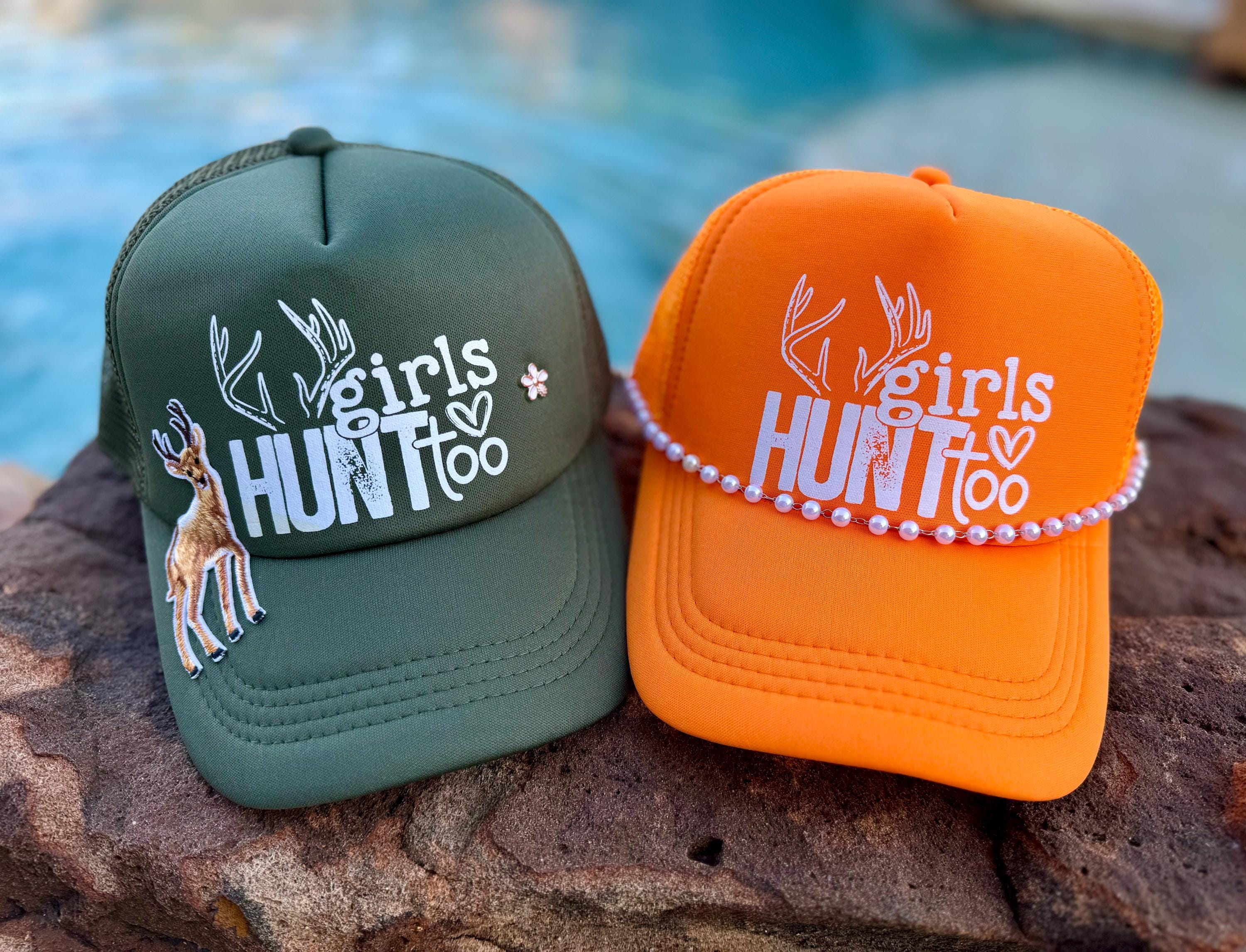 Girls Hunt Too Trucker Hats - Etsy display picture 3