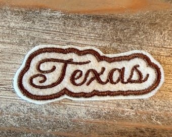 Texas Themed Iron On Patches