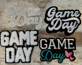 Game Day Iron On Patches