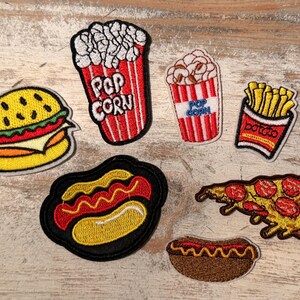 Food Iron On Patches