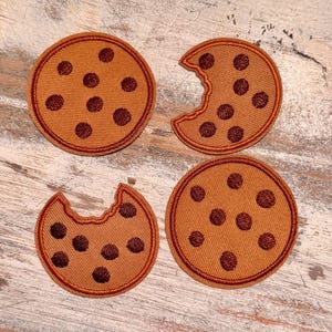 Cookie Iron On Patches (Set of 2)