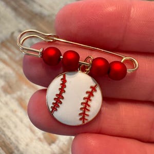 Baseball Charm Pins