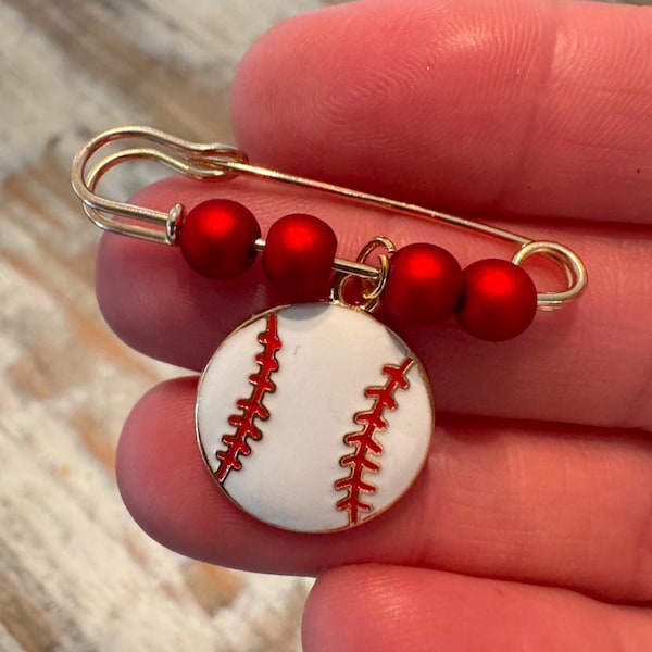 Baseball Charm Pins