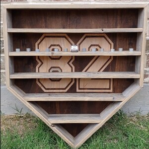 1 Row of Ring Pegs-Baseball Display Rack