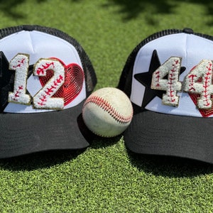 Baseball Number Patch Trucker Hat: Custom Team Cap