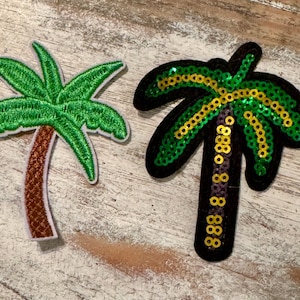 Palm Tree Iron On Patches