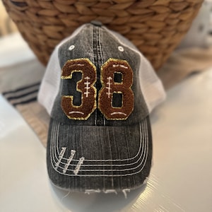 Football Chenille Patch Caps