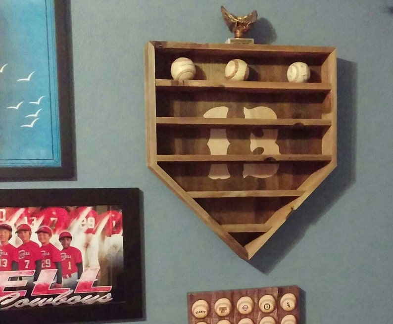 BASEBALL Display Rack No Ring Pegs image 1