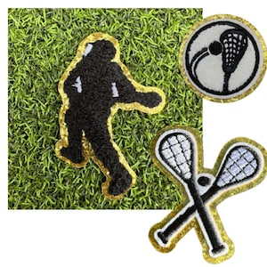 Lacrosse Iron On Patches