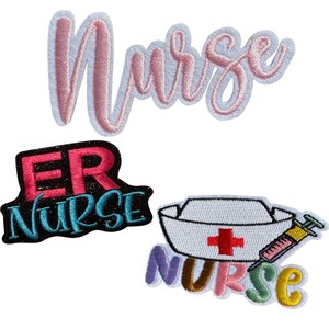 Nurse Healthcare Iron On Patches