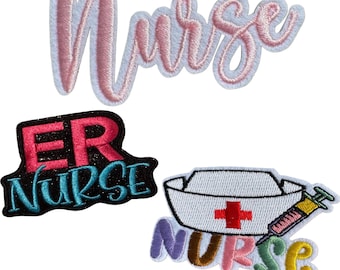 Nurse Healthcare Iron On Patches