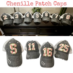 Chenille Patch Baseball Caps