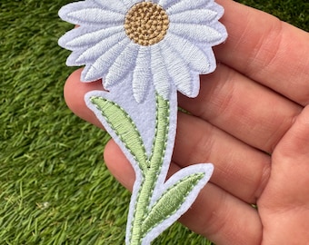 Daisy Flower Iron On Patches