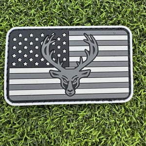 Flag & Antler Patch