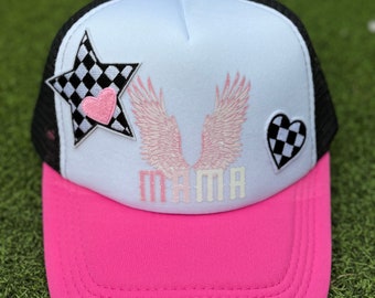 Mama is an Angel Trucker Hat