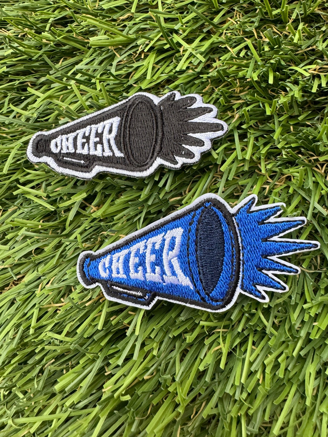Cheer Megaphone Royal Blue or Black Iron on Patch Etsy