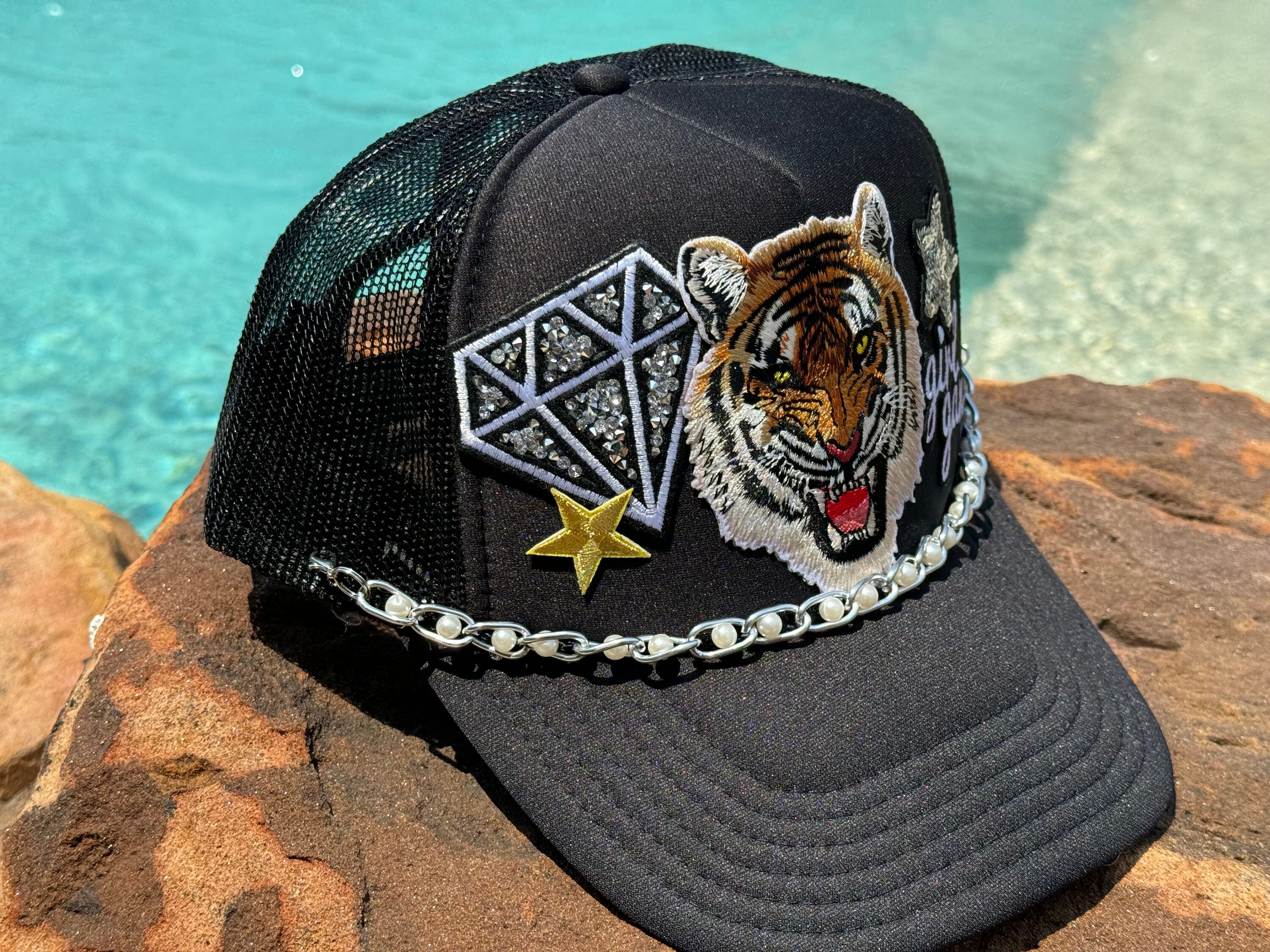 Tiger Girl Gang Trucker Hat-free SHIPPING - Etsy