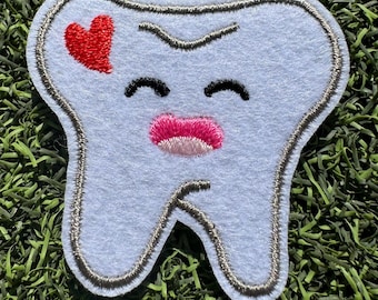 Tooth Dentist Dental Iron On Patch