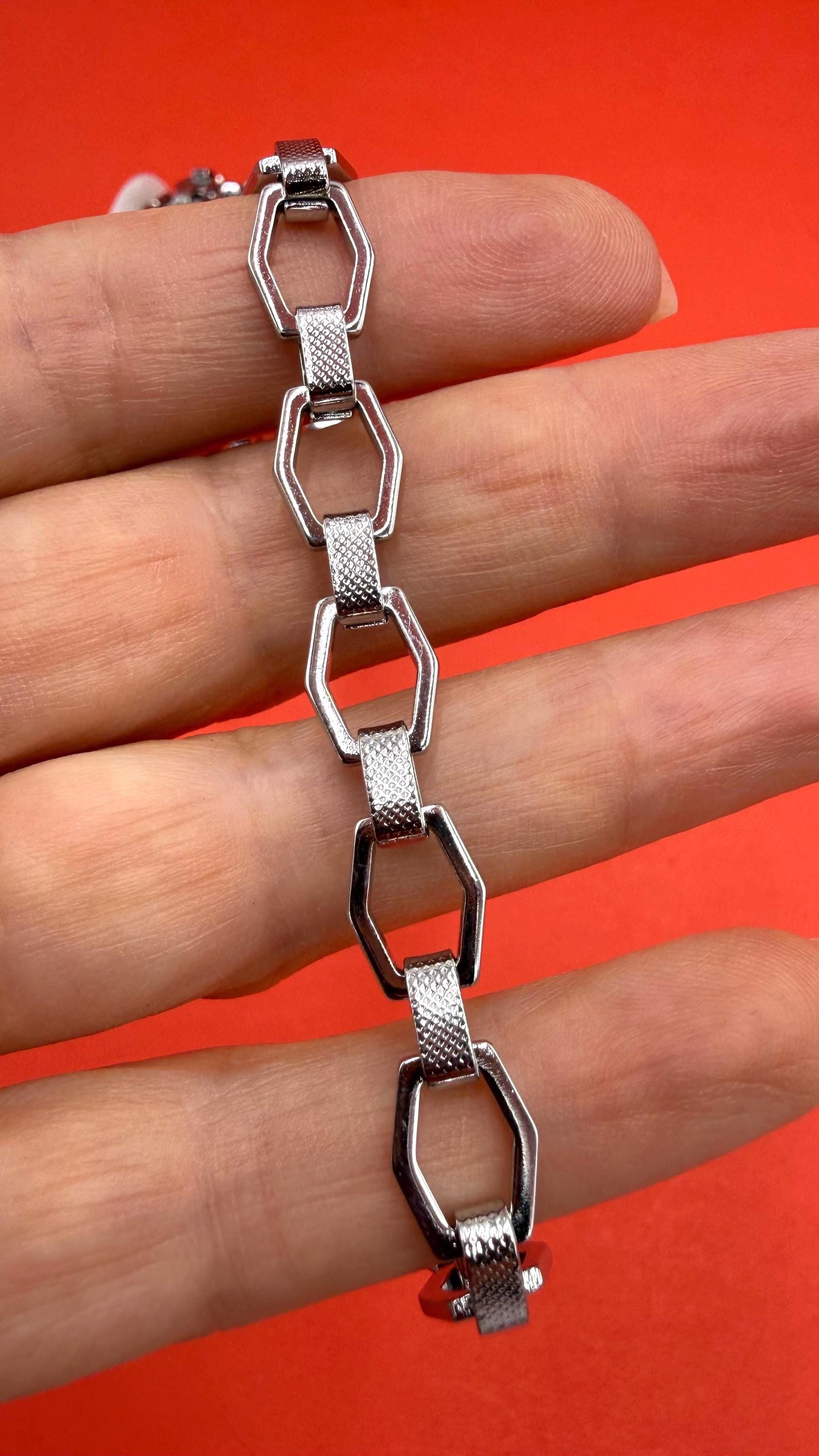 Hexagonal Link Chain - Etsy