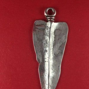 0001/ MADE in EUROPE large zamak spearhead pendant , ethnic pendant, tribal pendant qty1
