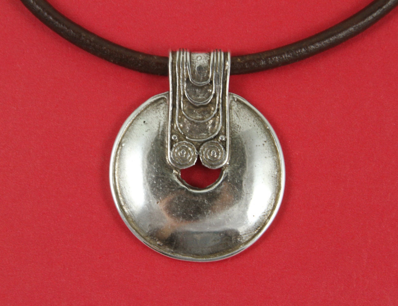 0030>> MADE in EUROPE zamak large pendant, tribal pendant, ethn…