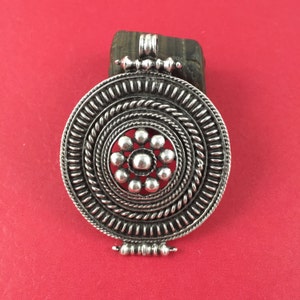 0018&gt;&gt; MADE IN EUROPE large metal pendant, tribal pendant, ethnic pendant (X1953AS)