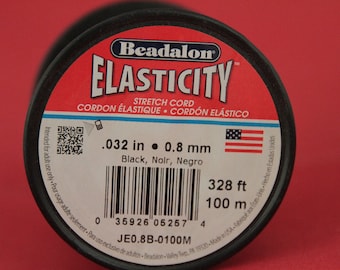 By the Yard or 500 Meter Roll 0.8mm Elasticity Stretch Cord #CDH034 By the Yard or 500 Meter Roll 0.8mm Elasticity Stretch Cord #CDH034