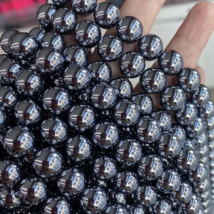 Full 15.5&quot; strand terahertz round beads, terahertz beads 6mm, 8mm, 10mm (J52)