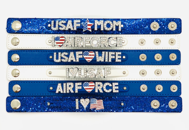 Air Force Bracelet Air Force Jewelry USAF Air Force Mom