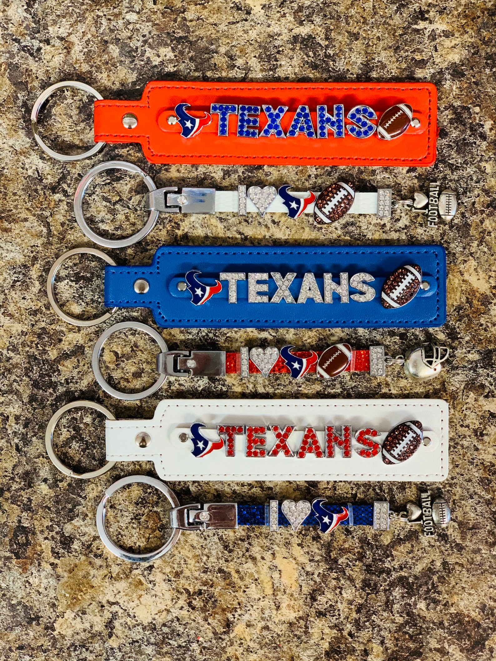 Houston Texans Keychains Houston Texans Gifts NFL Gifts Texans | Etsy