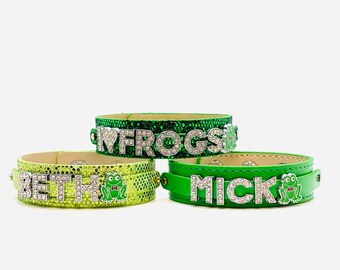 Frog Bracelet Frog Jewelry Frog Accessories Gifts for Frog Lovers Frog Gift I love Frogs Charm Animal Bracelets Nature Jewelry Gift Custom