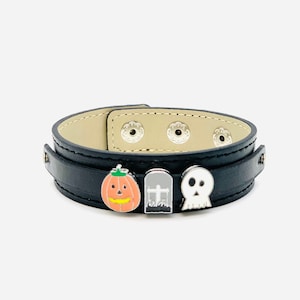 Halloween Bracelets Halloween Jewelry Halloween Charm Bracelets Pumpkin Bracelets Halloween Gifts Halloween Accessories Charm Bracelets