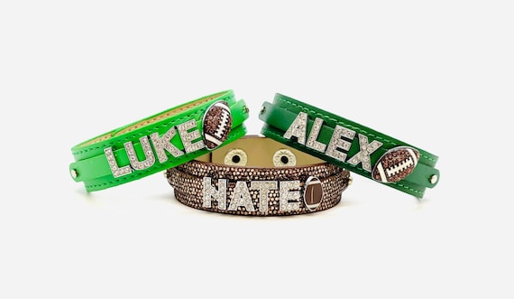 Football Mom Bracelet Football Mom Football Accessories Personalized Bracelet Football Charm Bracelet Gift For Football Mom I love Football