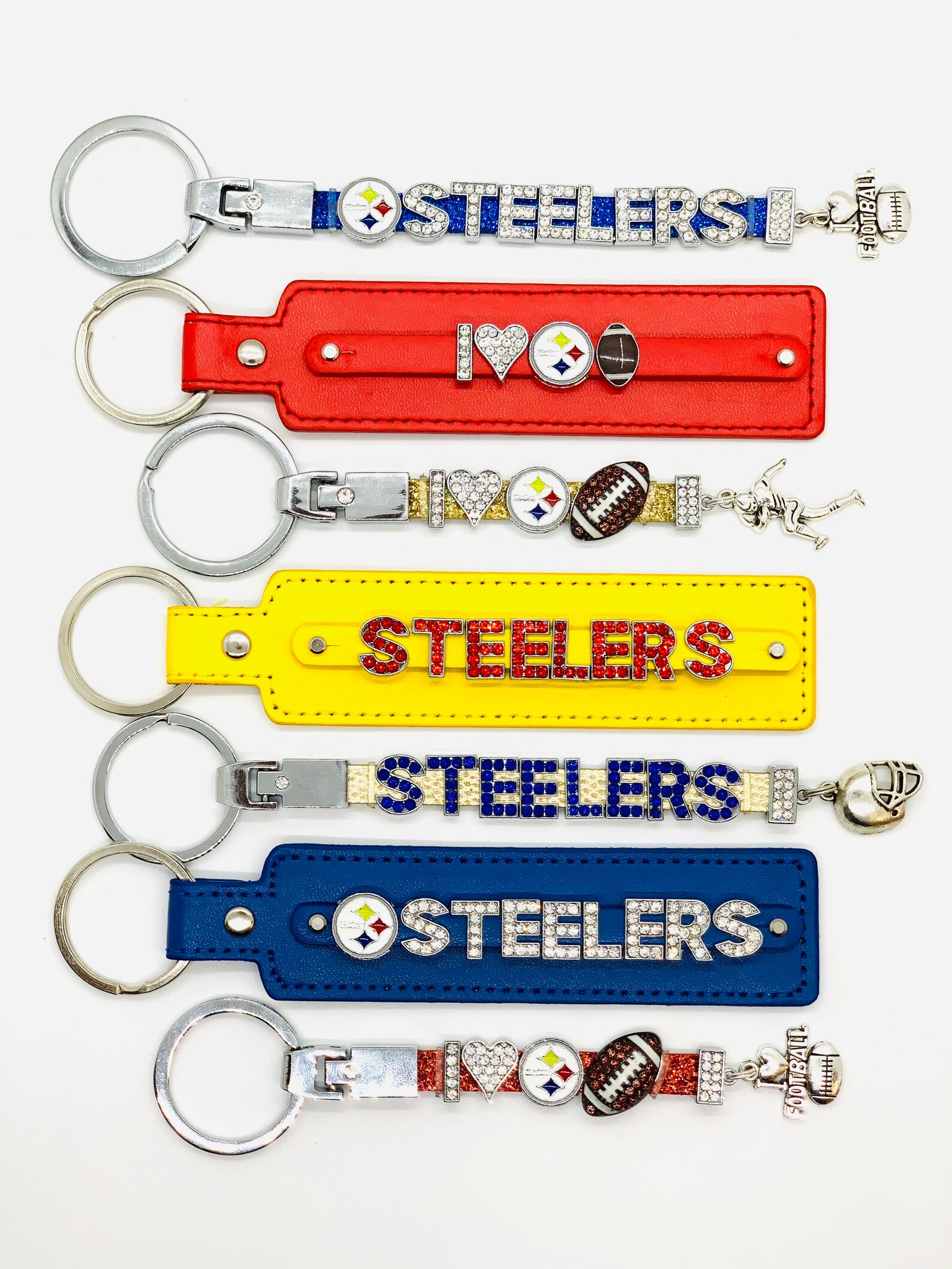 Pittsburgh Steelers Bling Keychains NFL Lanyards NFL Etsy