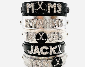 Hockey Mom Bracelet Hockey Mom Football Accessories Personalized Bracelet Hockey Charm Bracelet Gift For Hockey Mom I love Hockey
