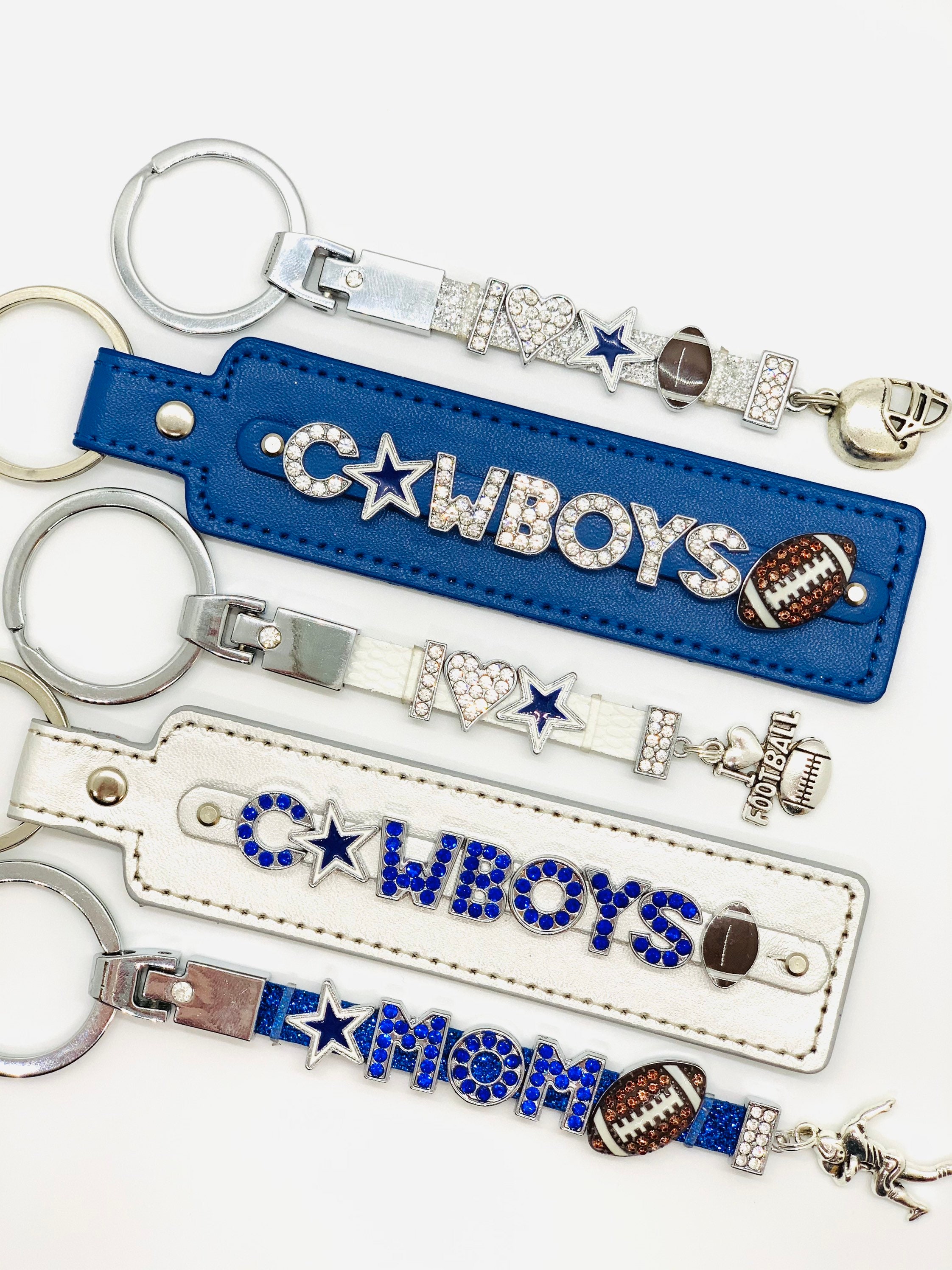 Dallas Cowboys Keychains Dallas Cowboys Gifts Cowboys Football Etsy
