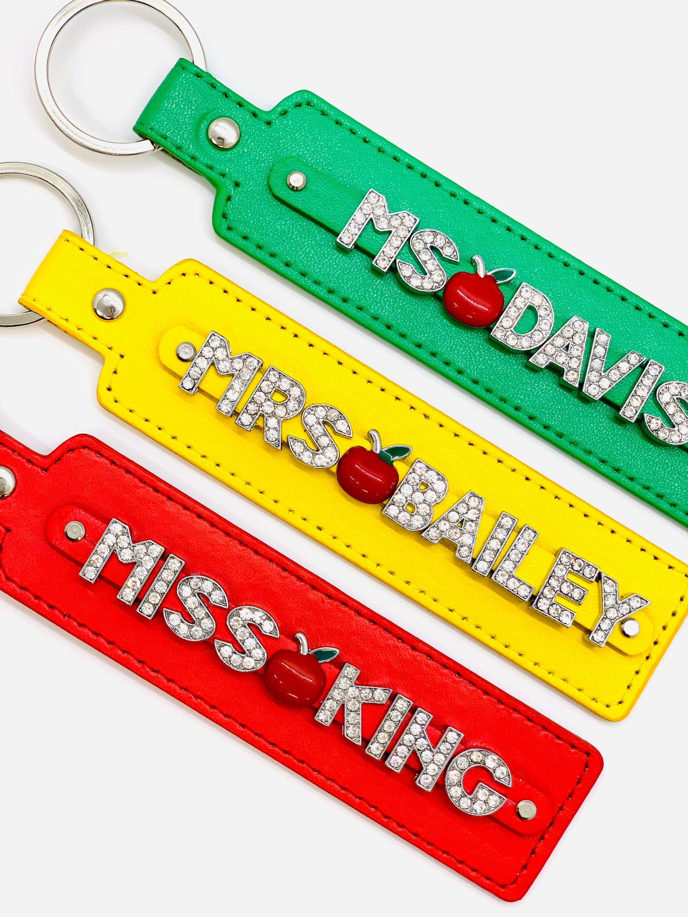 Personalized Teacher Keychain Gifts for Teachers Personalized Etsy