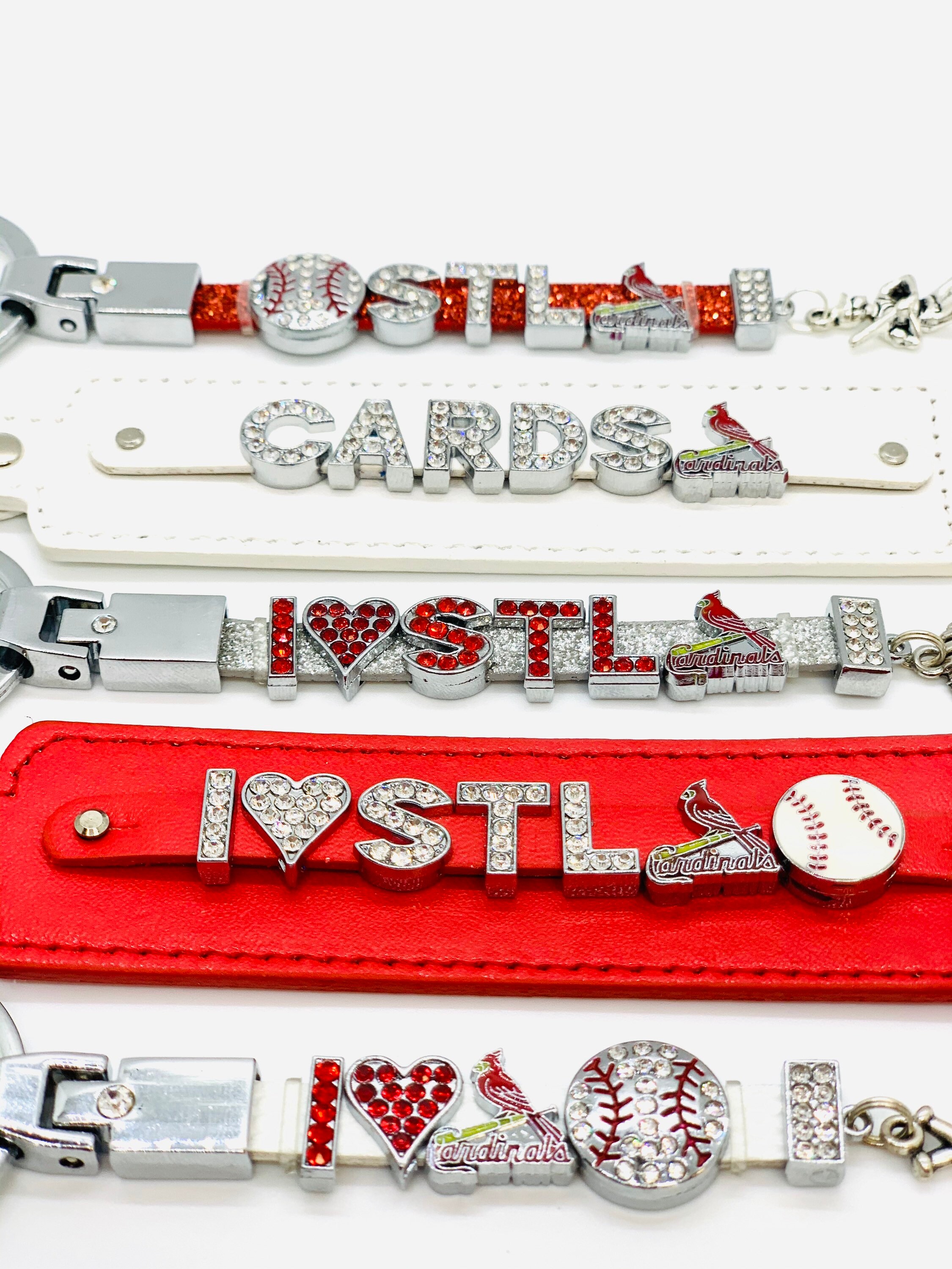 St Louis Cardinals Keychain St Louis Cardinals Baseball Etsy