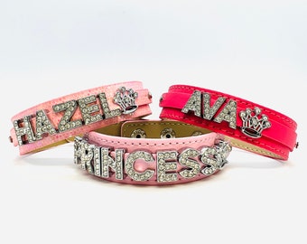 Princess Charm Bracelet Princess Jewelry Crown Charm Bracelet Disney Princess Princess Gifts Personalized Gift Queen Bracelet  Princess