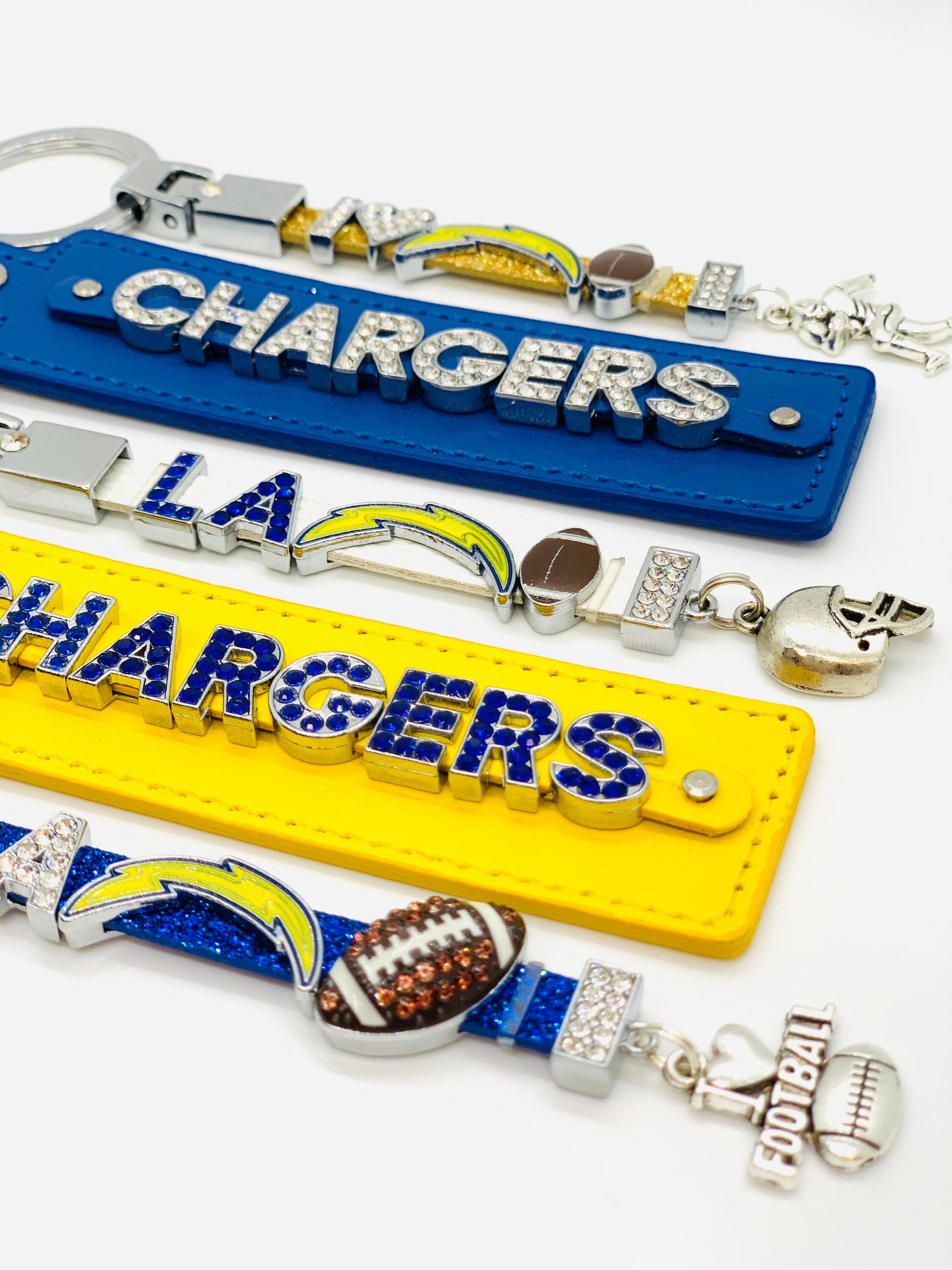 Los Angeles Chargers Keychain Chargers Football Chargers Key Etsy