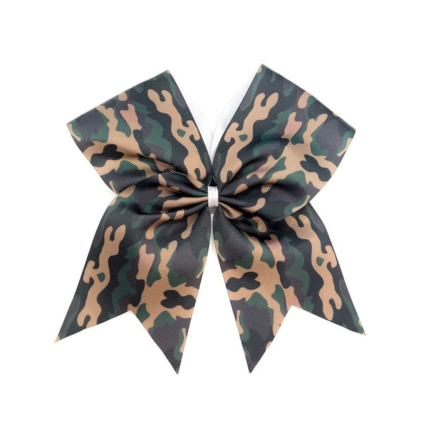 Camouflage Hair Bow Etsy