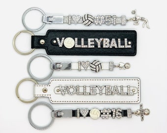 Volleyball Keychains Bag Tag Volleyball|Volleyball Lanyard Volleyball Gift Volleyball Mom Volleyball Accessories Team Gift Sports Cute Gift