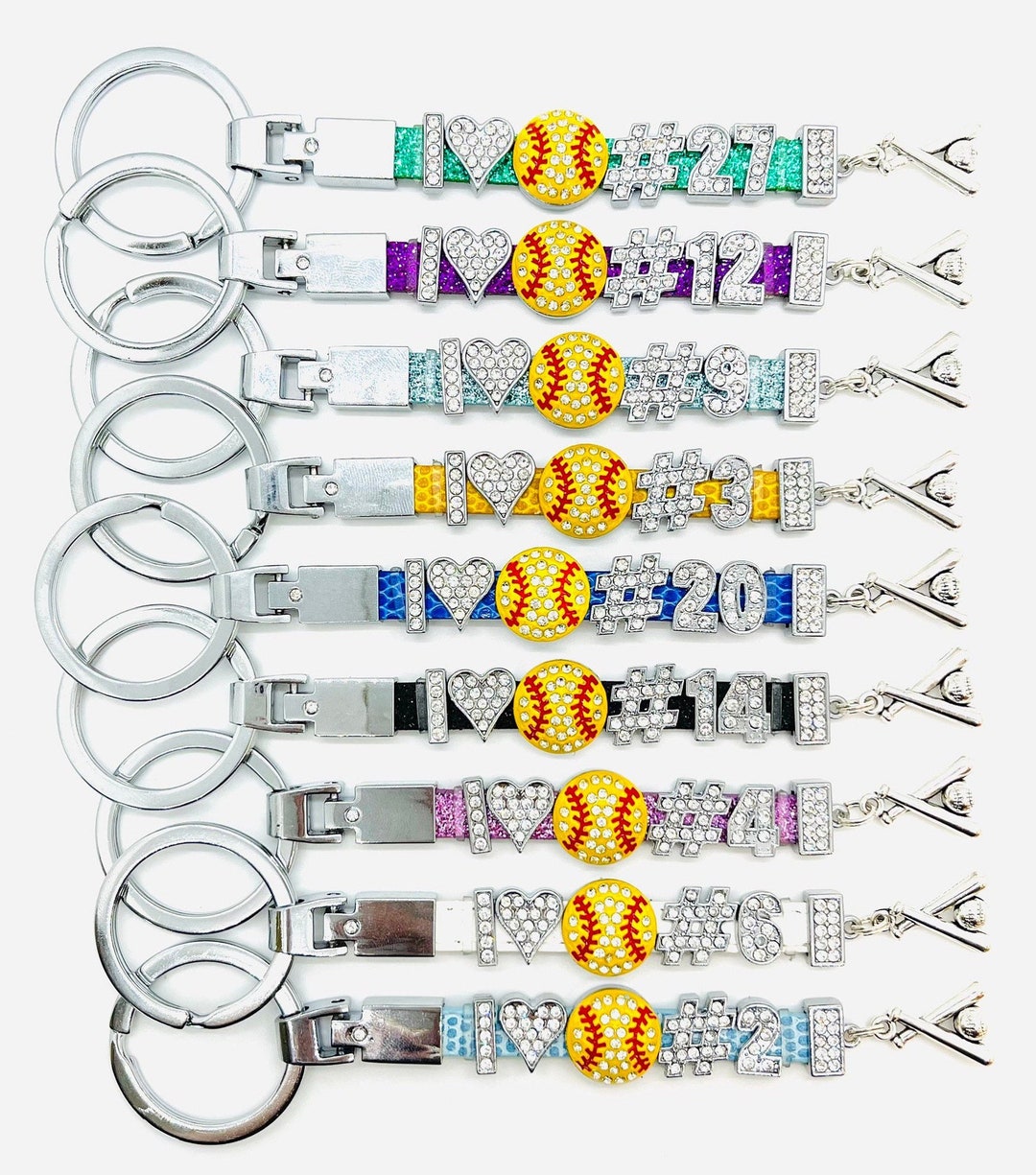 Personalized Softball Gifts Gift for Softball Players Softball Bag Tag