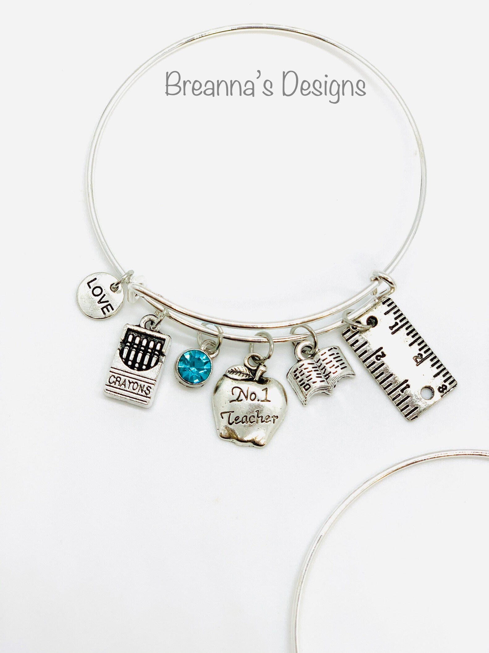 Teacher Charm Bracelets Teacher Appreciation Gift Teacher Gift Teacher 
