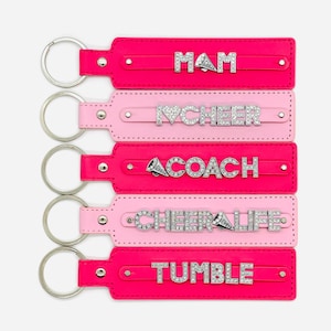 Cheer Bag Tag Personalized Cheer Keychain Cheer Gifts Cheer Team Gifts Cheer Coach Gifts Cheer Accessories Cheer Mom Gifts Christmas Gifts