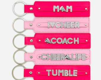 Cheer Bag Tag Personalized Cheer Keychain Cheer Gifts Cheer Team Gifts Cheer Coach Gifts Cheer Accessories Cheer Mom Gifts Christmas Gifts
