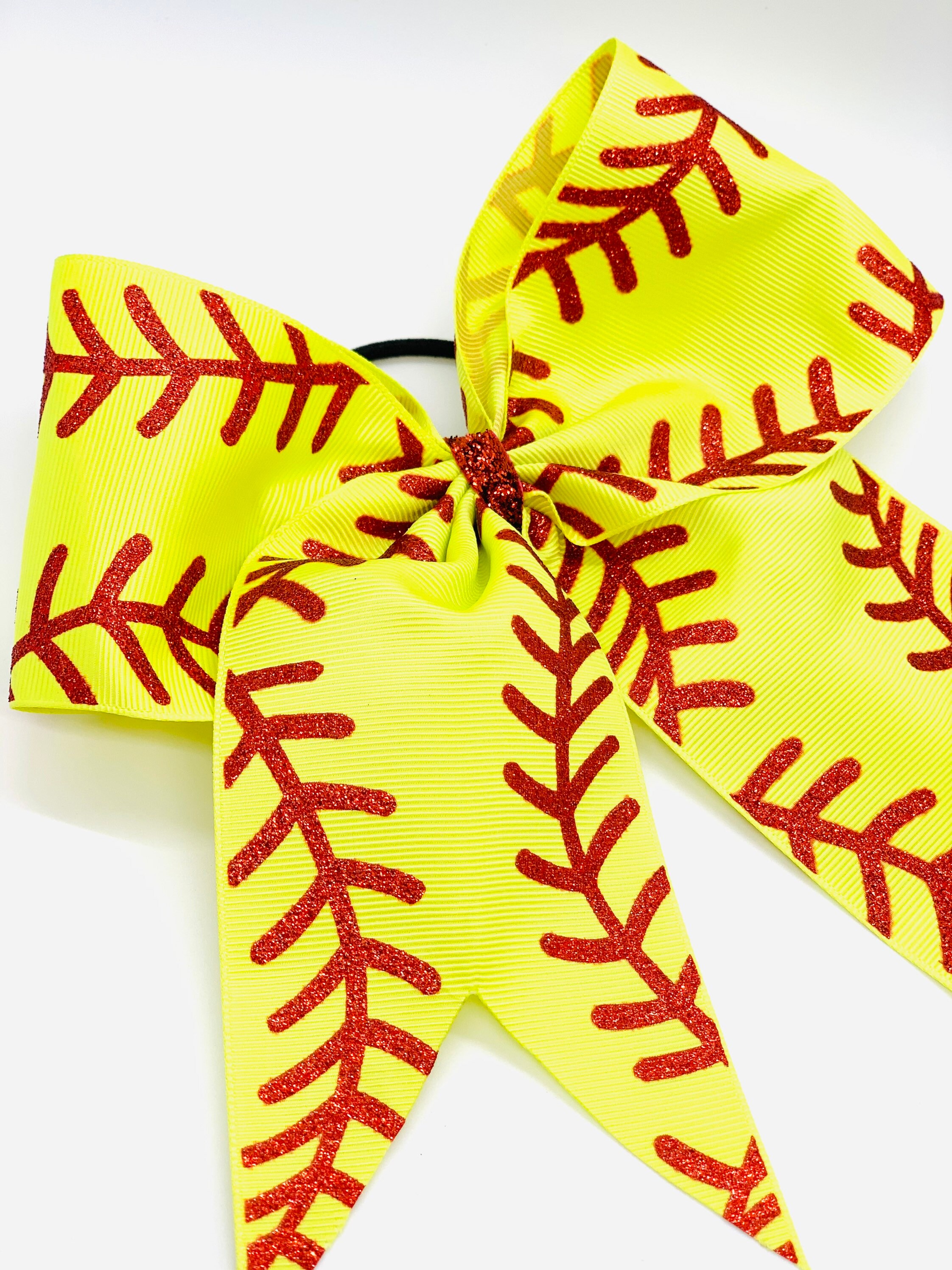 Softball Hair Bow Softball Hair Accessories Softball Gifts Etsy