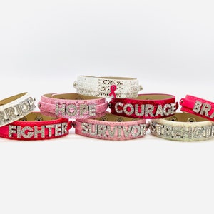 Cancer Survivor Gifts Breast Cancer Motivational Bracelets Cancer Awareness Cancer Support Fighter Jewelry Cancer Support Stay Strong Gifts