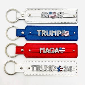 Trump Keychain, MAGA, Make America Great Again, MAGA Keychain, Donald Trump, Trump 2024 Keychain, Political Keychain, Trump Rally, Trump