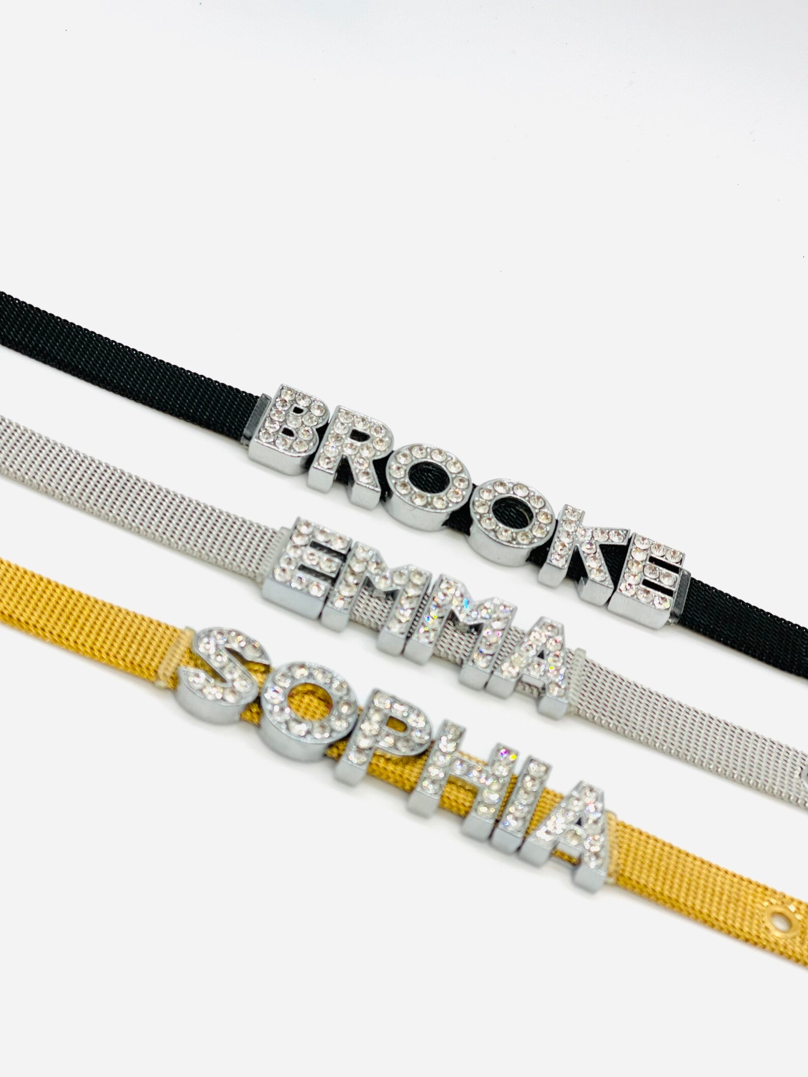 Name Bracelets Name Gifts Custom Name Bracelets Personalized Etsy UK